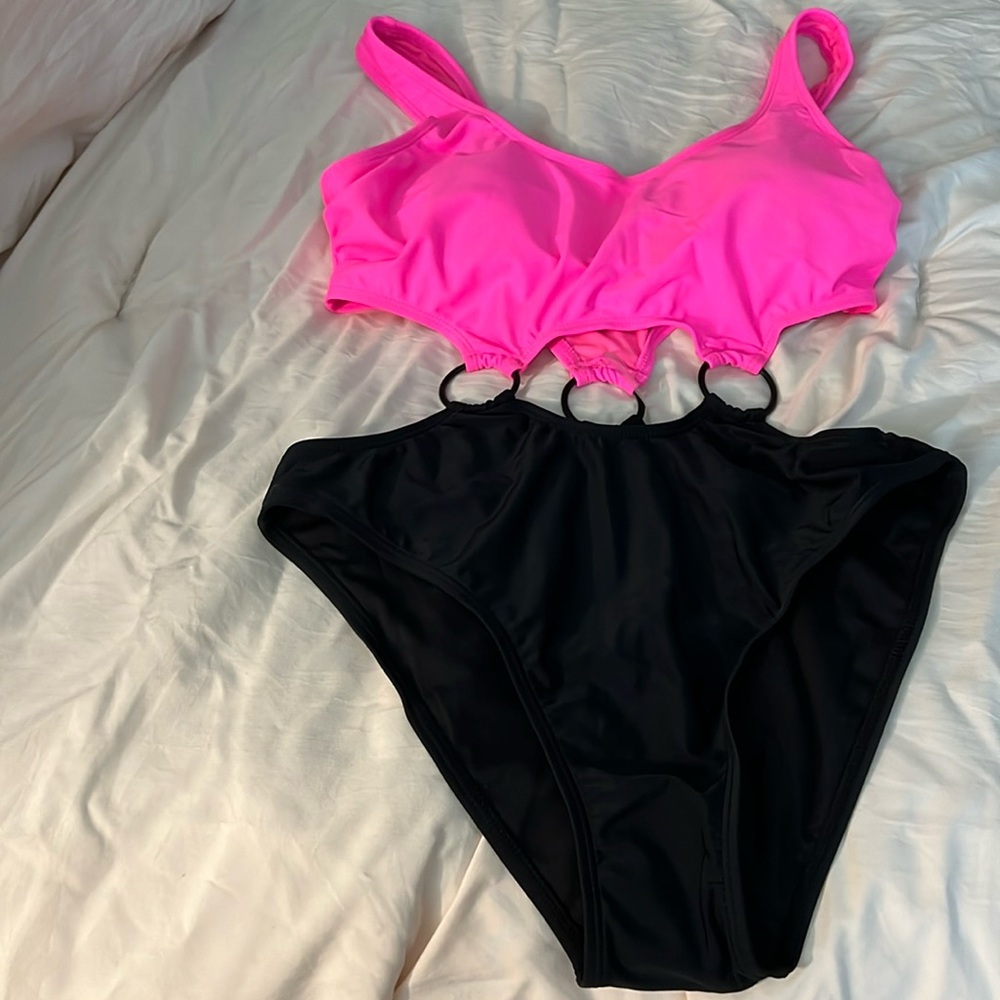 Xhilaration Two Toned Swimsuit NWT
